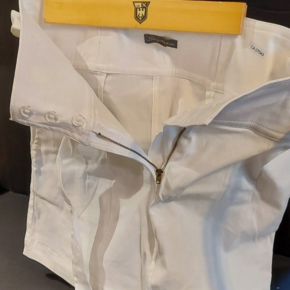 White Shinestar Mini Skirt Small - Picture 4 of 10